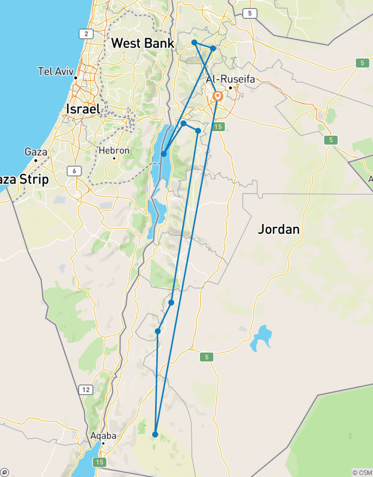 Le meilleur de la Jordanie circuit
