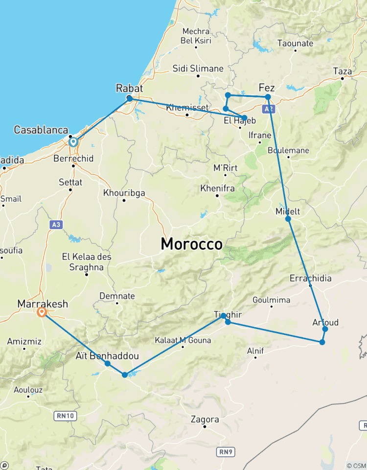 L\'essentiel du Maroc circuit