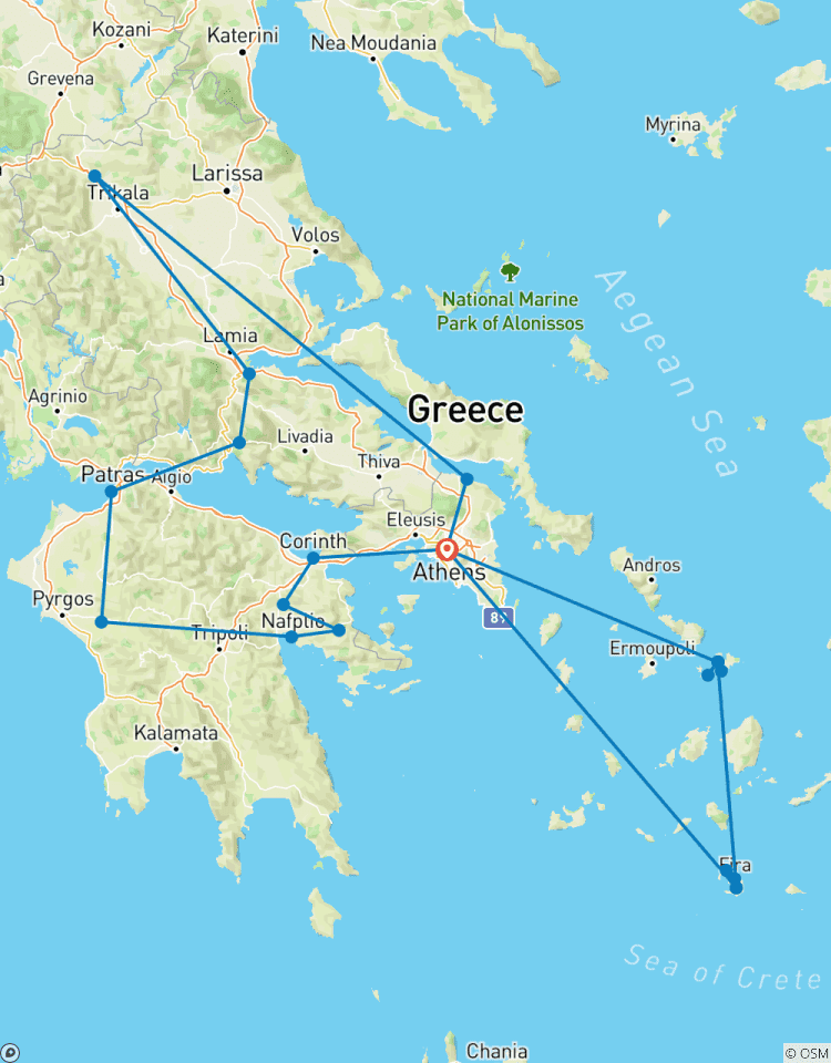 Le meilleur de la Grèce circuit