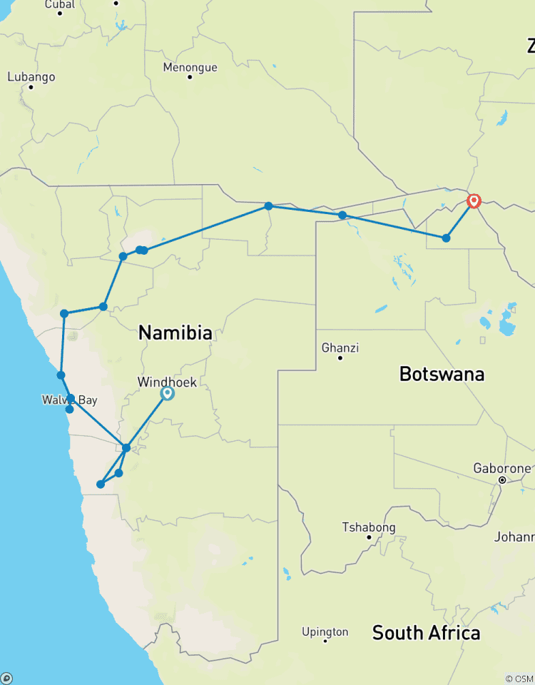 15 jours à la découverte de la Namibie et du Botswana | Auto Tour Lodge circuit