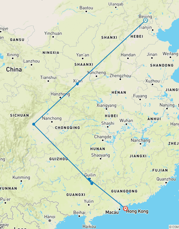 Circuito Vacaciones en familia en China
