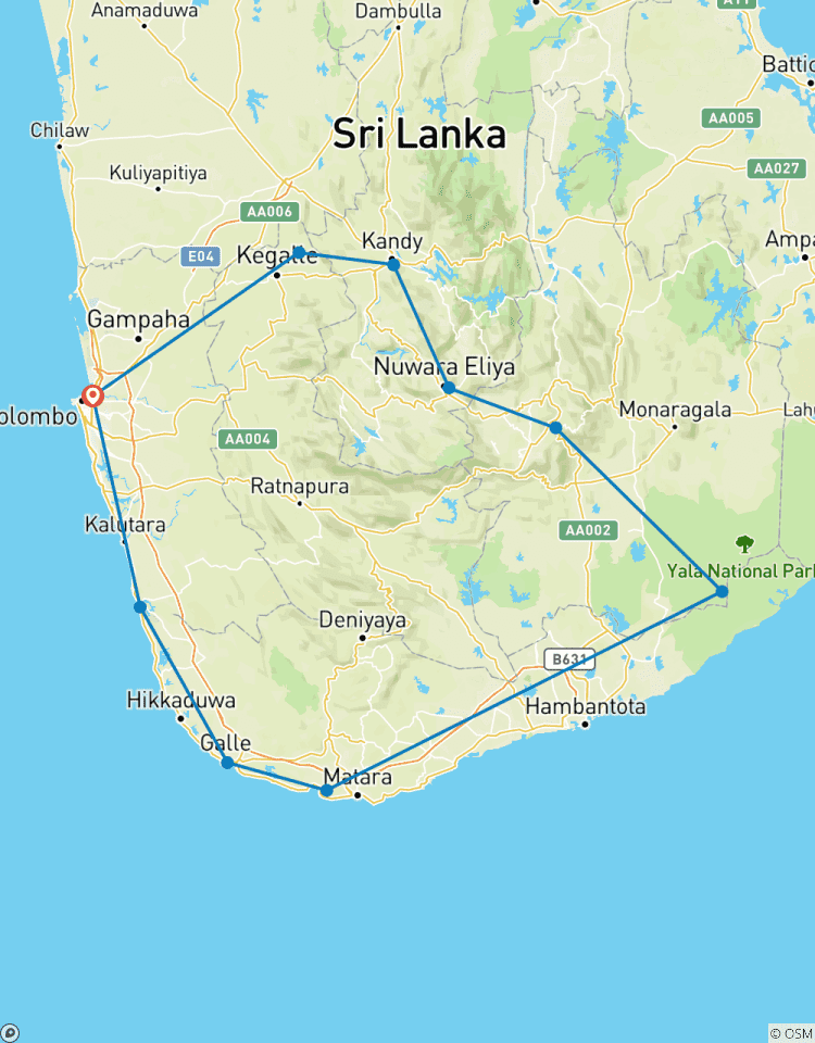 Rondreis door Sri Lanka - 10 dagen-rondreis