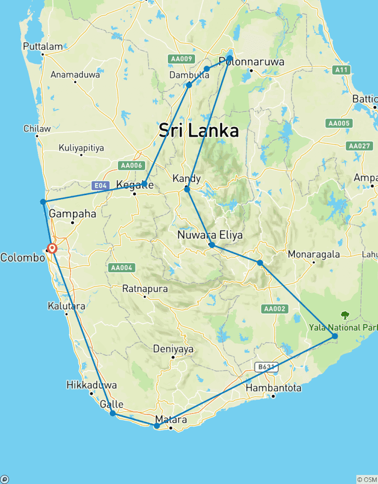 Sri Lanka 11 Days Trip Package Tour