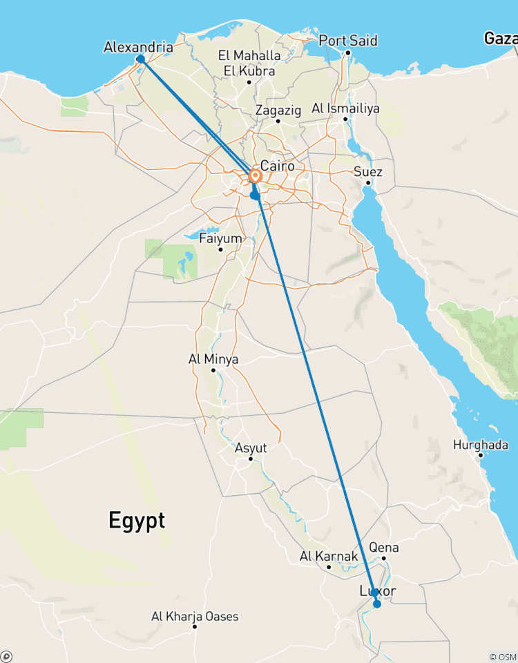 Le circuit légendaire de l\'Égypte circuit