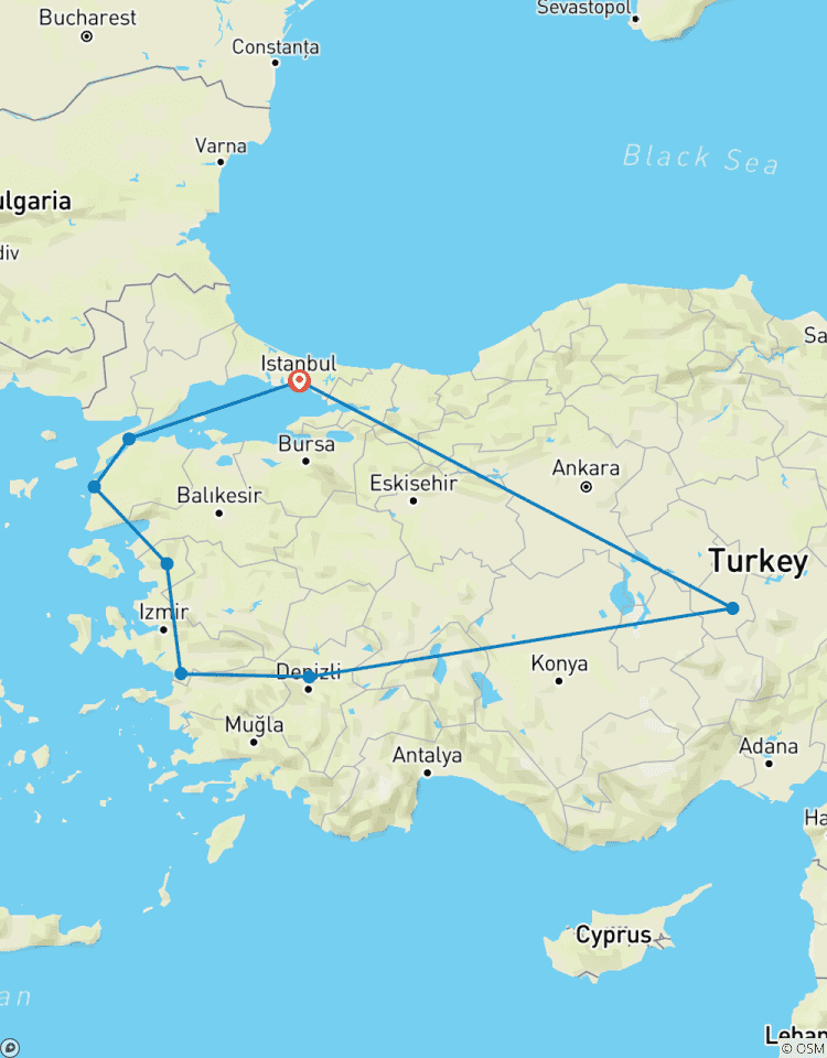 6Tage - Geschmack der Türkei Pauschalreise Rundreise