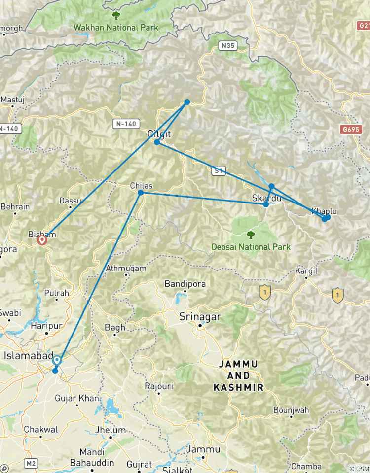 Circuito 14 Días Swat, Hunza y Valle de Skardu Pakistán