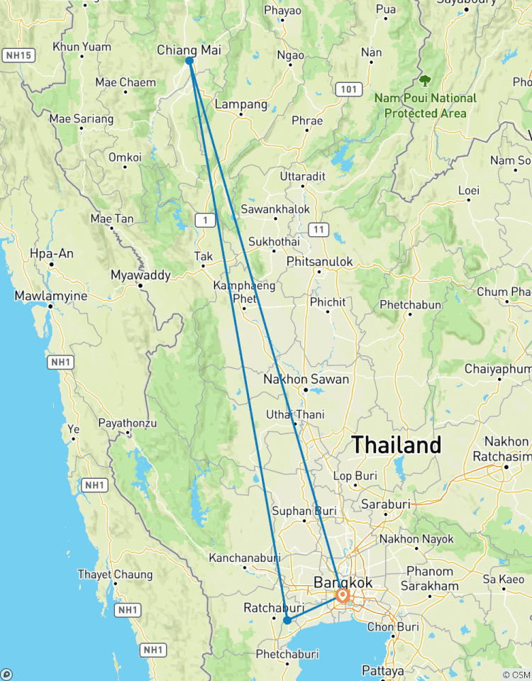 Découvrez la vraie Bangkok et Chiang Mai, petit groupe circuit