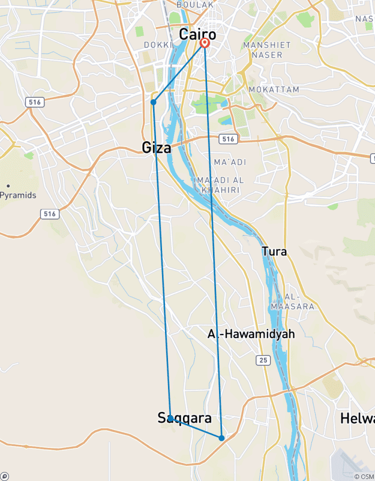 Circuito El mejor circuito turístico por el Cairo, descubre el Cairo y Las pirámides 4 días con guía privado y hoteles
