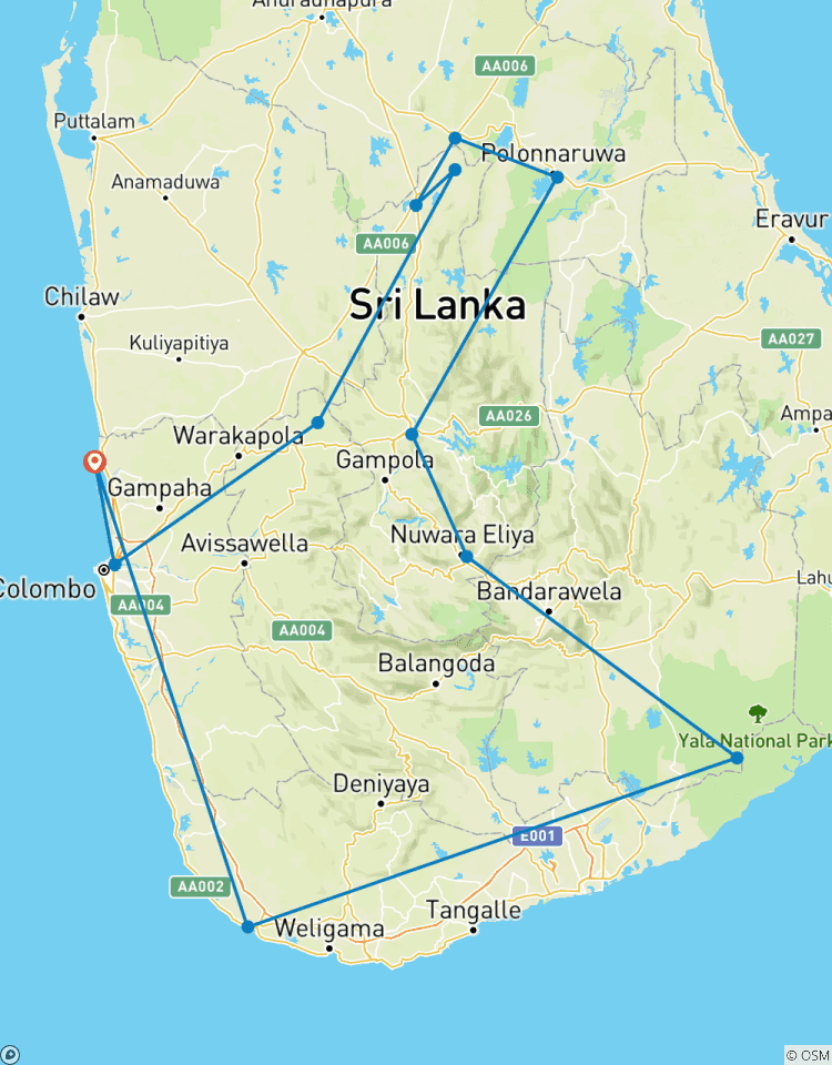 Circuito Raíces de Sri Lanka - 07 días