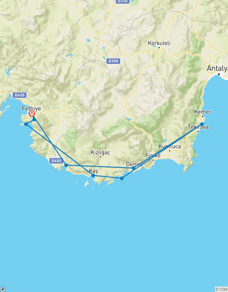Turquoise Blue - Fethiye/Kekova/Fethiye Tour