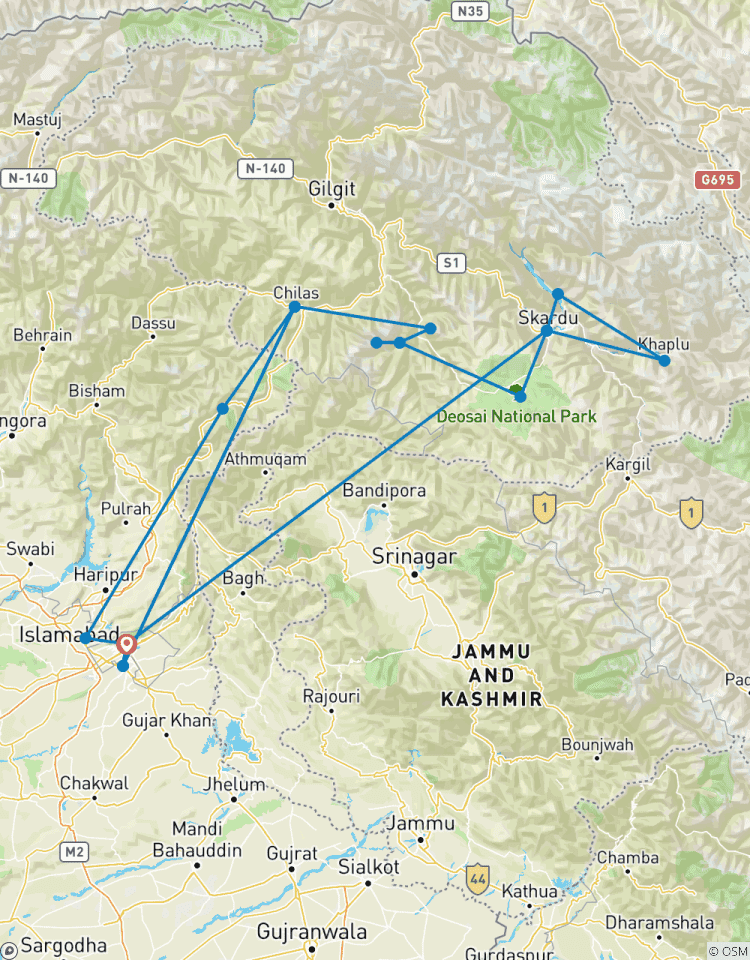 Pakistan Jeep Safari - 20 Tage Rundreise