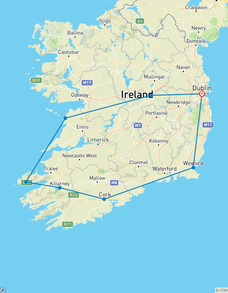 Circuito Giro irlandés