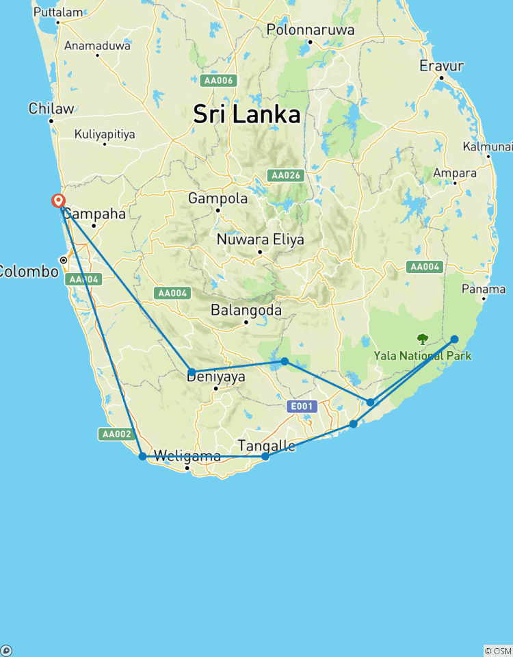Circuito Circuito de observación de aves - 07 días de circuito