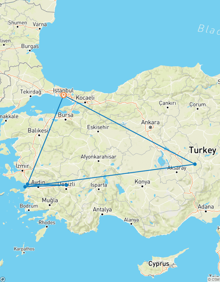 Cappadocia, Ephesus and Pamukkale in 5 Days Tour