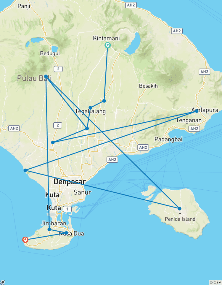 Circuito 9 días de experiencia Inolvidable Bali - Nusa Penida más tratamiento de spa