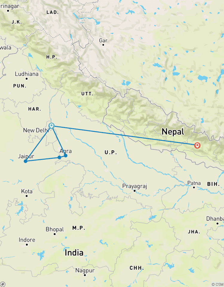 Entdecken Sie Indien mit Nepal Rundreise