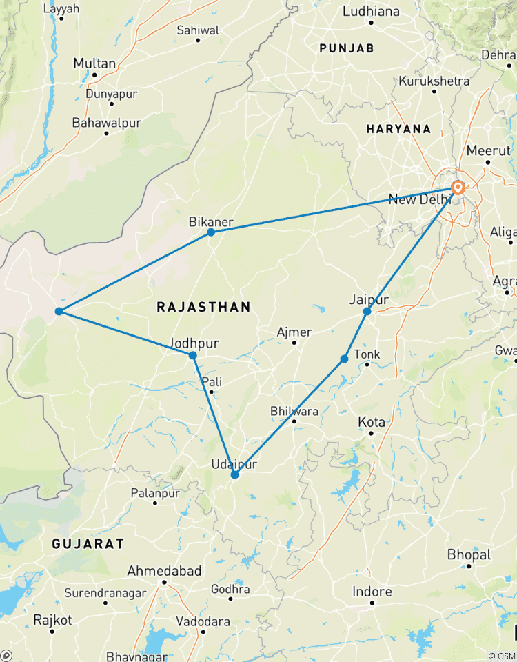 14 jours au Rajasthan en train local circuit
