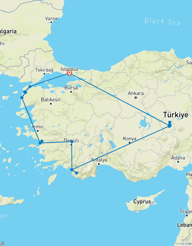 Circuito Lo Mejor de Turquía en 12 Días por Tierra (Entradas a museos incluidas)