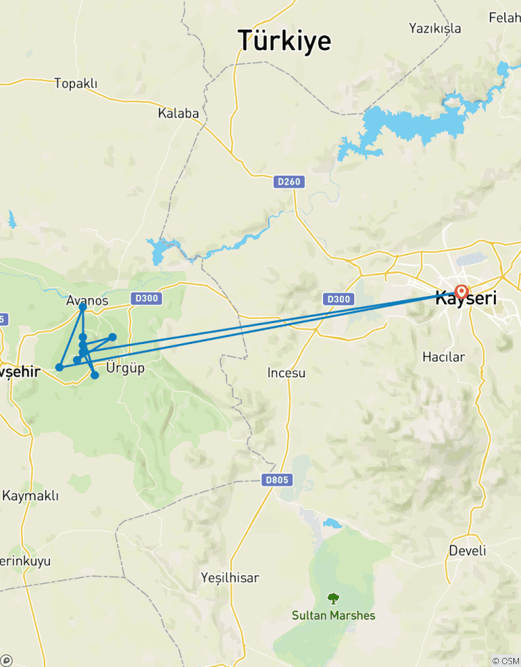 Circuito Encantadora Escapada a Capadocia - 3 Días de Experiencia en Hotel Cueva y Globo Opcional