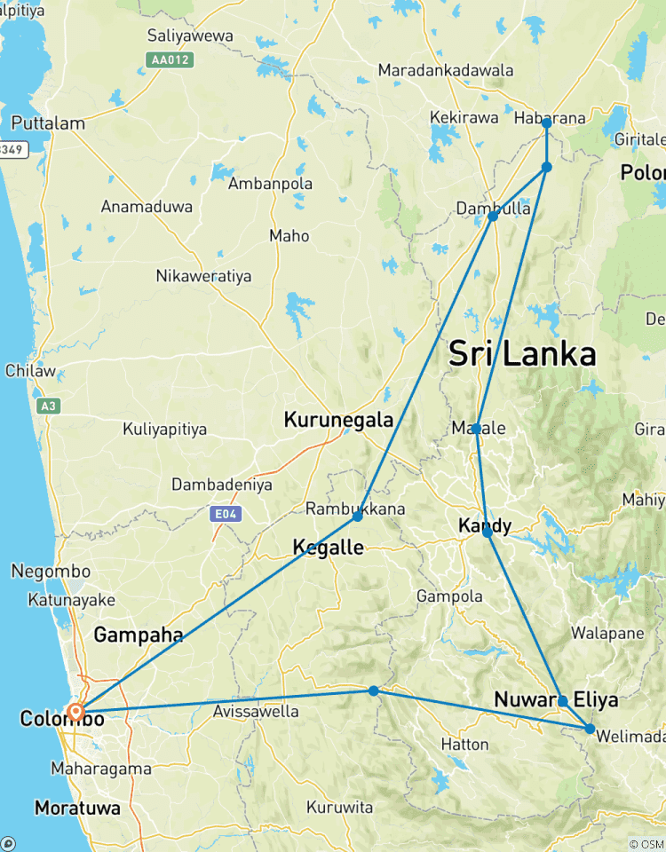 2 Nights 3 Days Sri Lanka Package Tour
