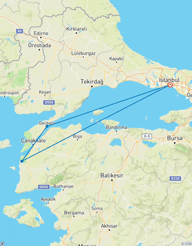 2-daagse Gallipoli Troje Tour vanuit Istanbul-rondreis