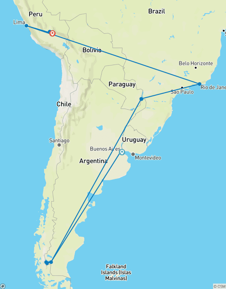 Circuito Viaje de 19 días por Sudamérica