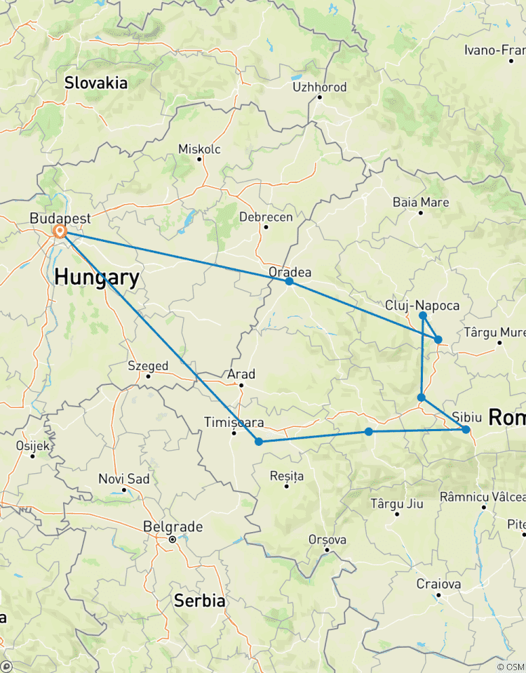 Private five days tour of Transylvania from Budapest Tour