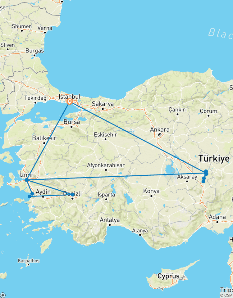 Ephesus, Pamukkale and Cappadocia in 5 Days Tour