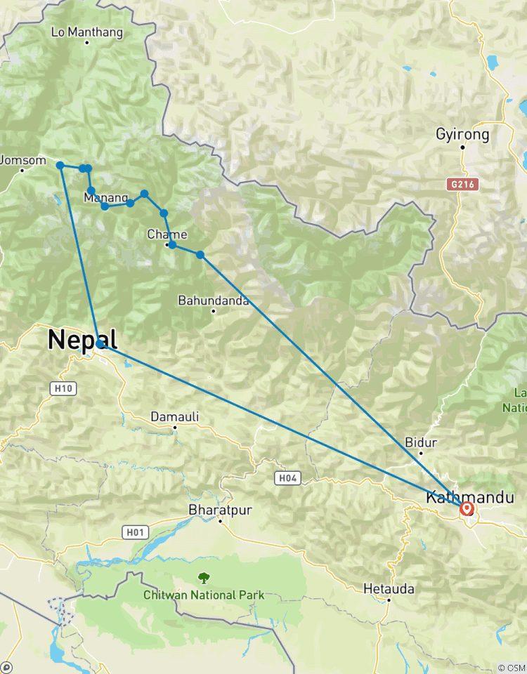 Circuito Senderismo por Nar Phu y el Paso de Thorong La