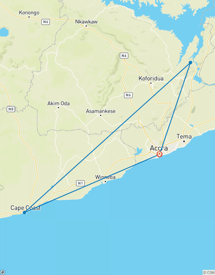 Circuito Experiencia en diciembre en Ghana