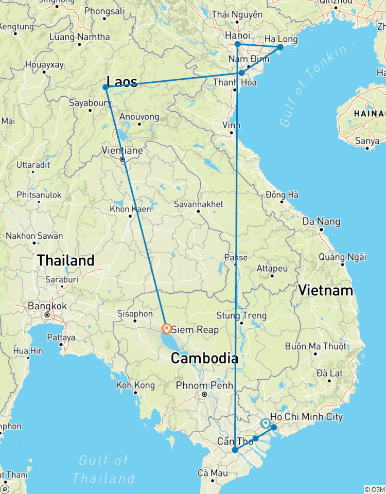 Unveiling Indochina: Vietnam, Laos & Cambodia Journey Tour