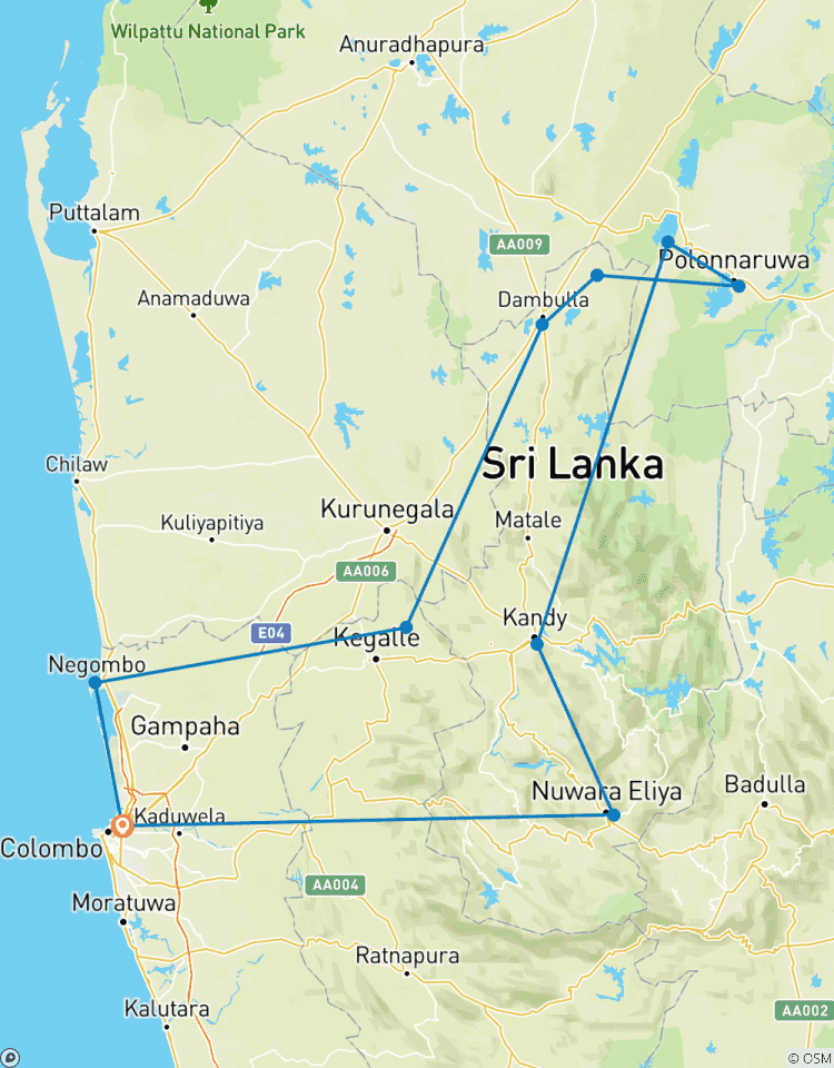 Sri Lanka in 8 Days Tour