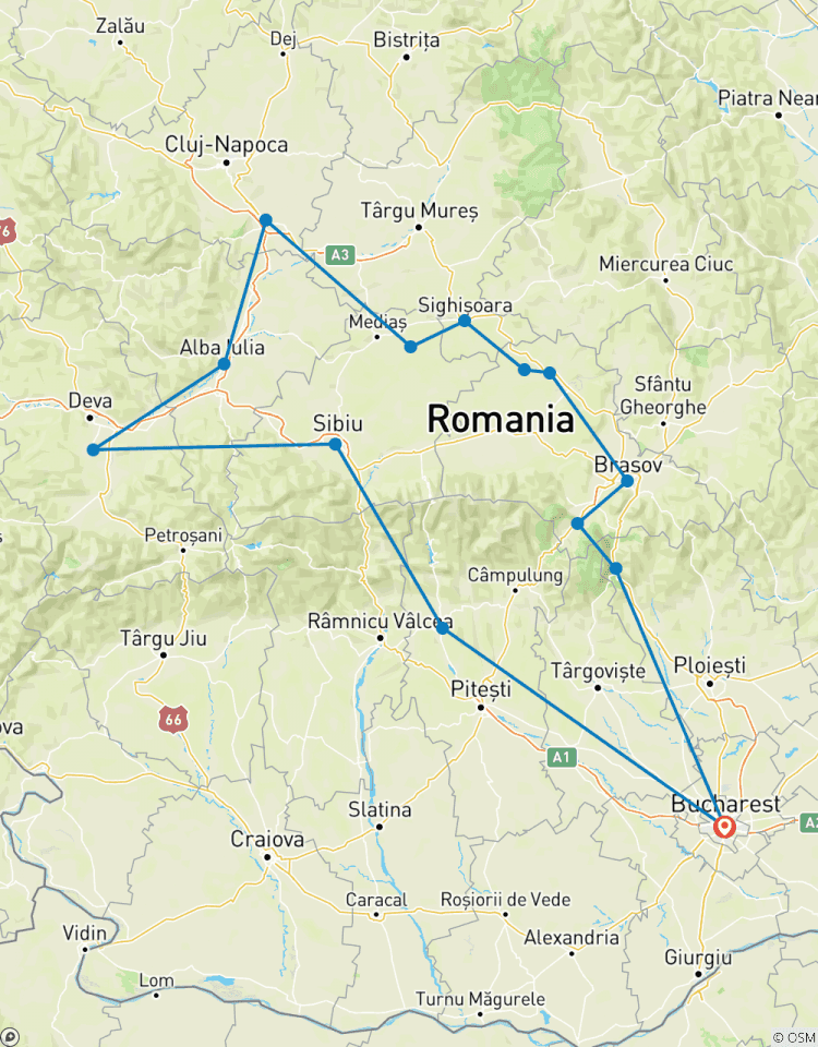 Seven days self-drive trip to Transfagarasan and Transalpina Highways Tour