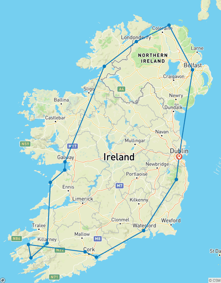 Aventure irlandaise - 8 jours/7 nuits circuit