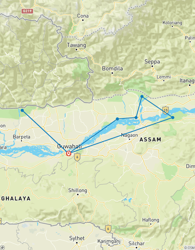 Qui d\'autre veut connaître le mystère qui se cache derrière les 12 jours d\'excursion dans l\'Assam pour découvrir la vie sauvage ? circuit