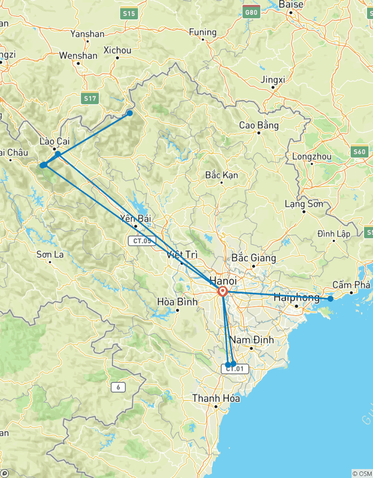 Circuit du Nord du Vietnam 9 jours 8 nuits (Hanoi, Sapa, Baie d\'Halong et Ninh Binh) circuit