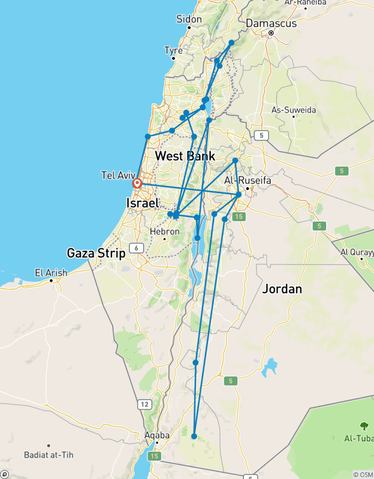 Circuito Patrimonio de Tierra Santa y Jordania (varios países)