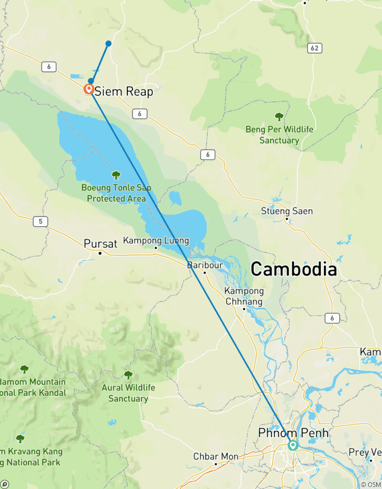 Kambodscha Höhepunkt (6 Tage, 5 Nächte) Rundreise