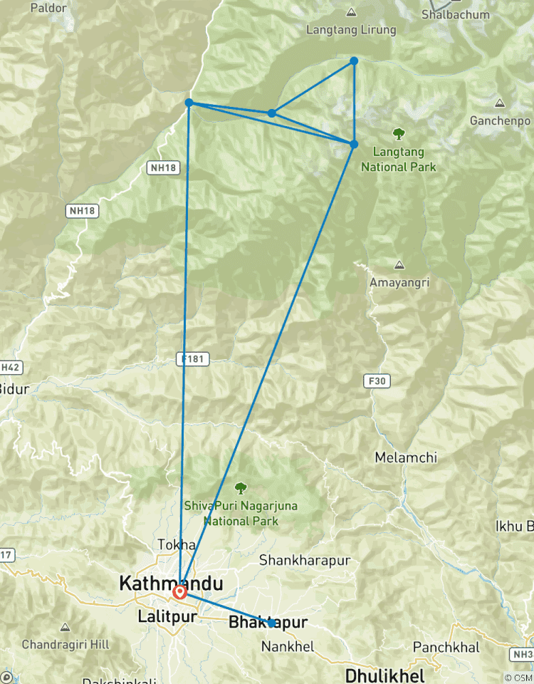 Circuito Excursionismo por el Valle de Langtang