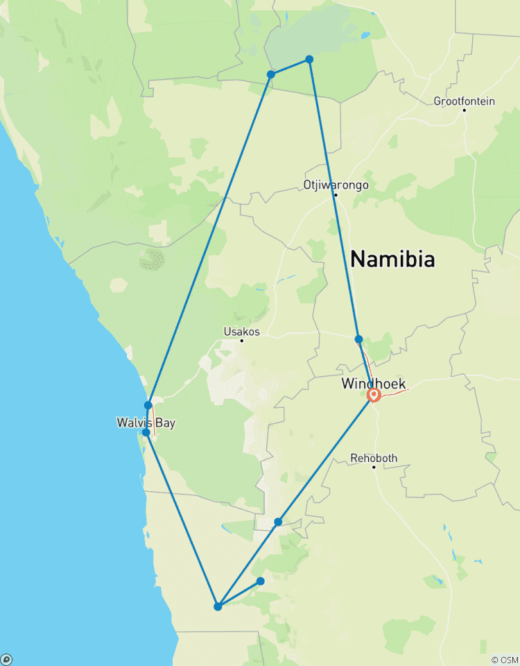 Namibia Abenteuer Komfort 5 Tage / 4 Nächte Rundreise