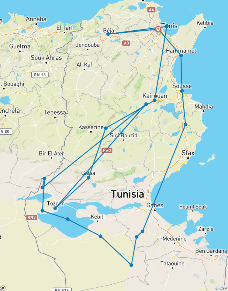 Circuito Aventura Las maravillas del sur de Túnez 9días /8noches