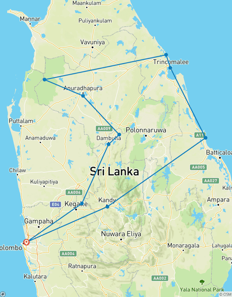 Sri Lanka 12 Days Tour Package Tour