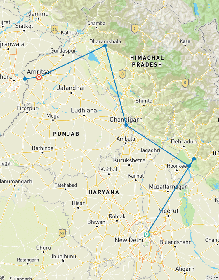 L\'Inde spirituelle - Yoga, Ganga et Temple d\'Or circuit