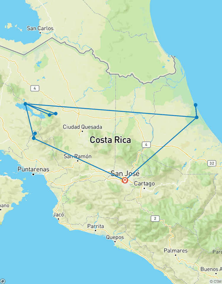 De mystieke wouden van Costa Rica-rondreis