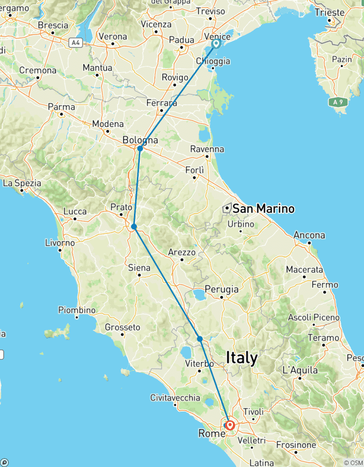 Saveurs d\'Italie - 7 jours/6 nuits circuit
