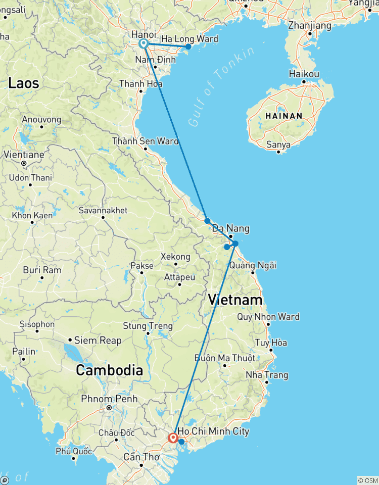 Circuit de 10 jours au Vietnam - Hanoi - Baie d\'Halong - Hue - Hoi an - Ho chi Minh Explorer les destinations phares du Vietnam circuit