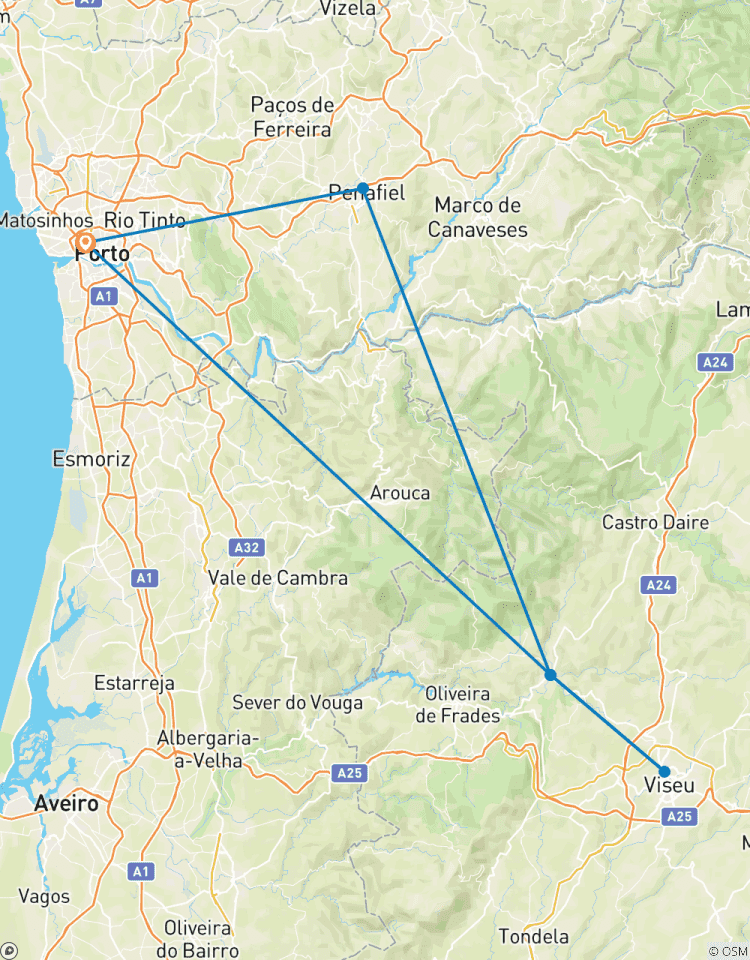 The Healing waters of the North Portugal, Self-drive Tour