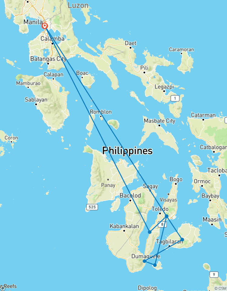 12 Tage Ultimatives Manila und Cebu - Philippinen Inselhüpfen Unabhängige Tour Rundreise