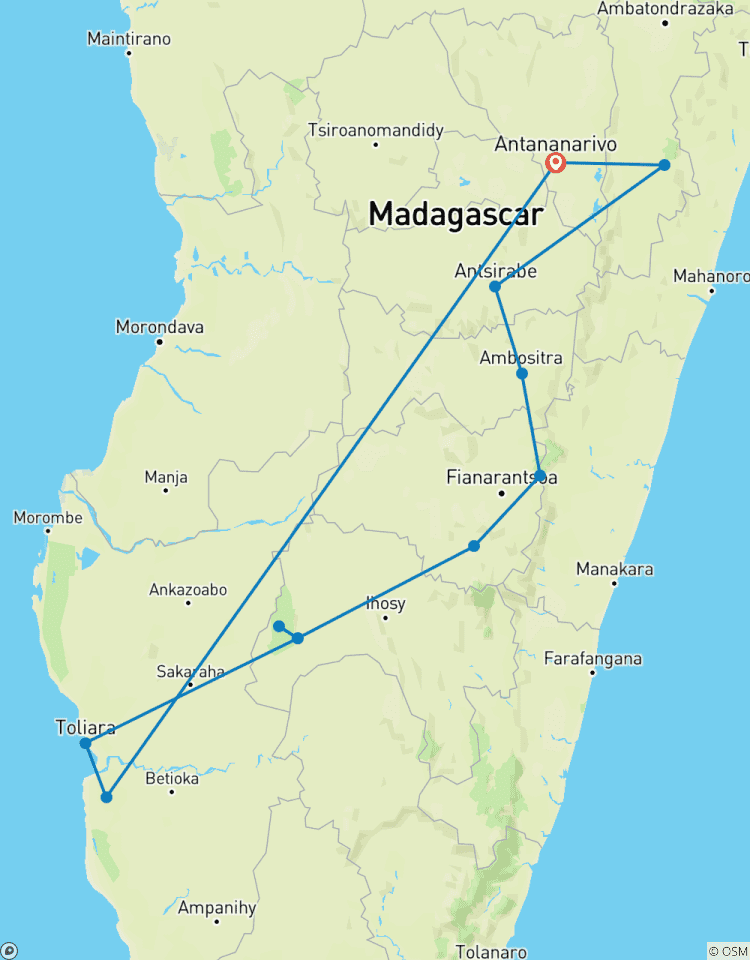 Circuito 12 días al sur de Madagascar