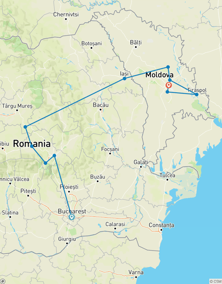 Circuito Descubre Moldavia: Una experiencia enológica y cultural de 8 días que incluye Transnistria y Rumanía